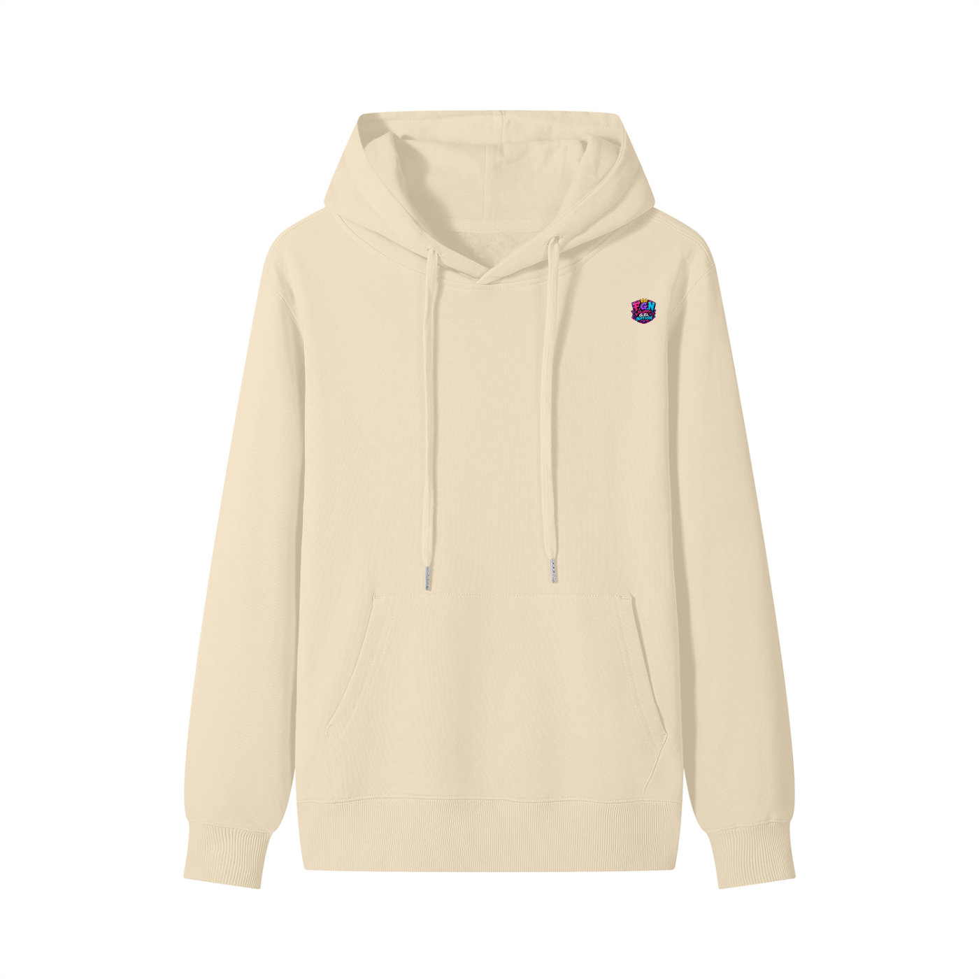 Classic Unisex Cotton Hoodie w/ Custom Graphic Design_I Like My_Back & FGN Logo_Back