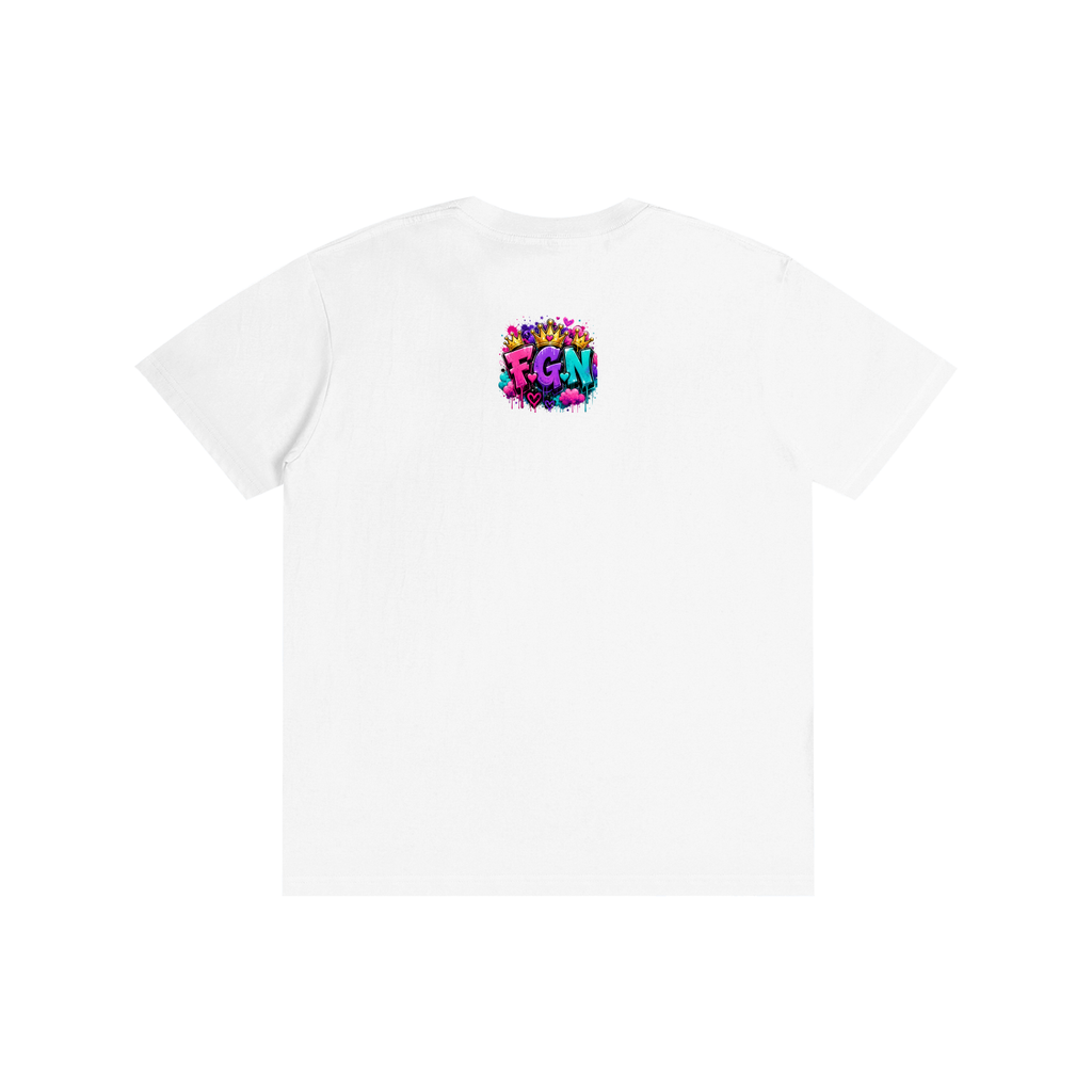 Pure Cotton Unisex T-Shirt w/ Custom Just Because I'm Fluffy...Graphic Design Front & FGN Logo Back