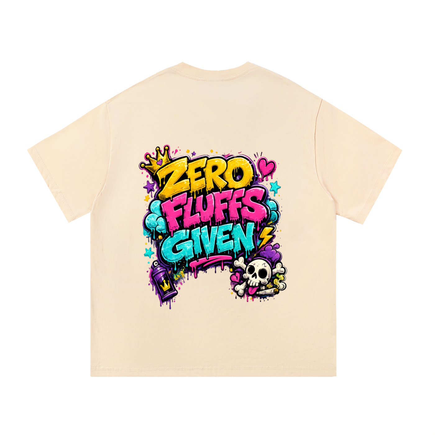 Essential Cotton T-Shirt Zero Fluffs Given-Back