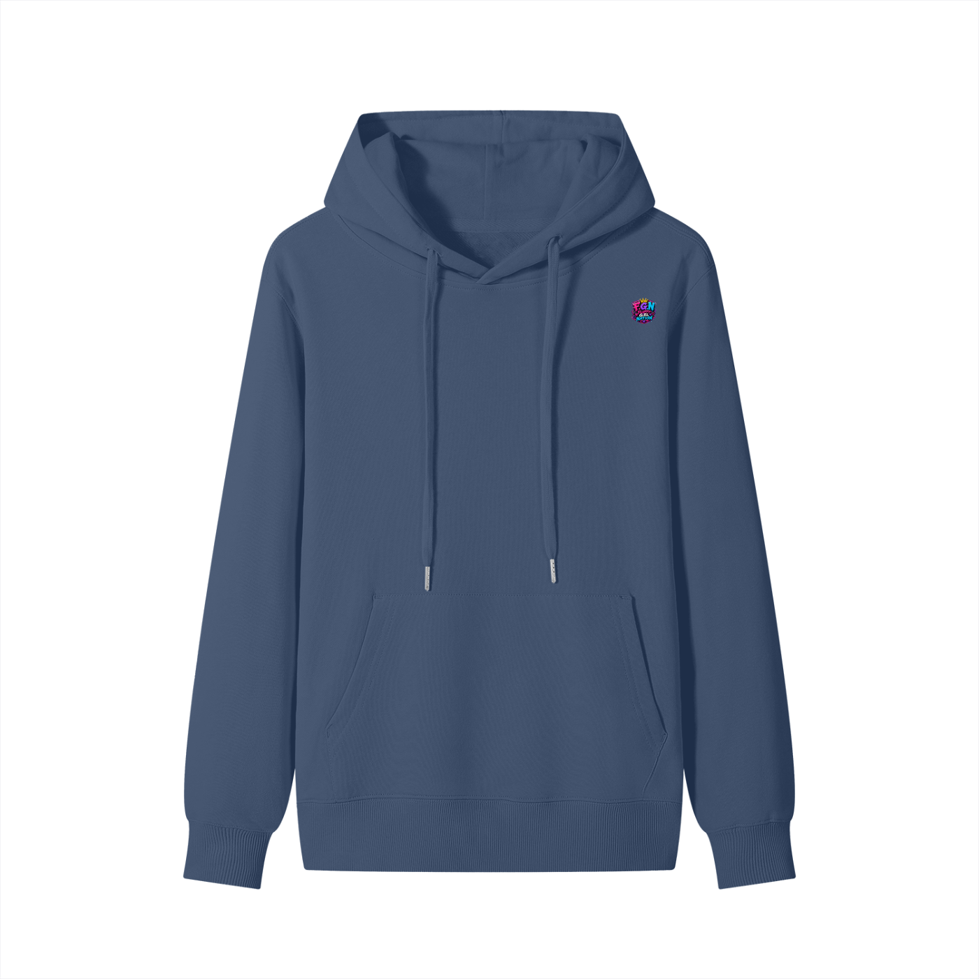 Classic Unisex Cotton Hoodie w/ Custom Graphic Design_I Like My_Back & FGN Logo_Back