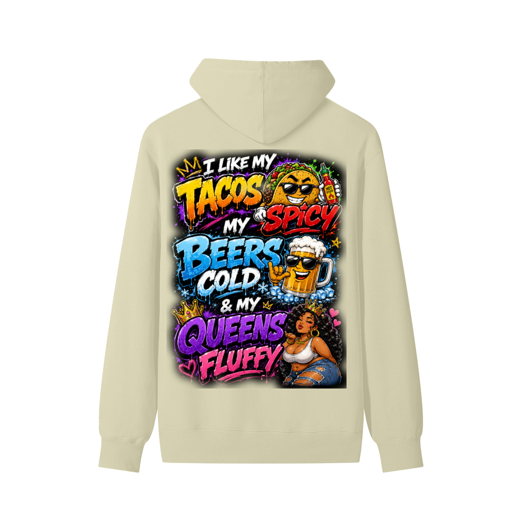 Classic Unisex Cotton Hoodie w/ Custom Graphic Design_I Like My_Back & FGN Logo_Back