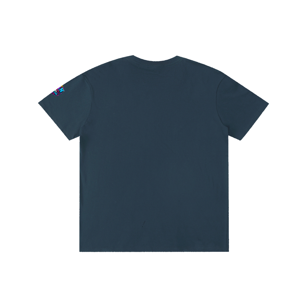 Pure Cotton Unisex T-Shirt w/Custom FGN Logo-Left Sleeve & Graphic Design Front-Fluff Em'