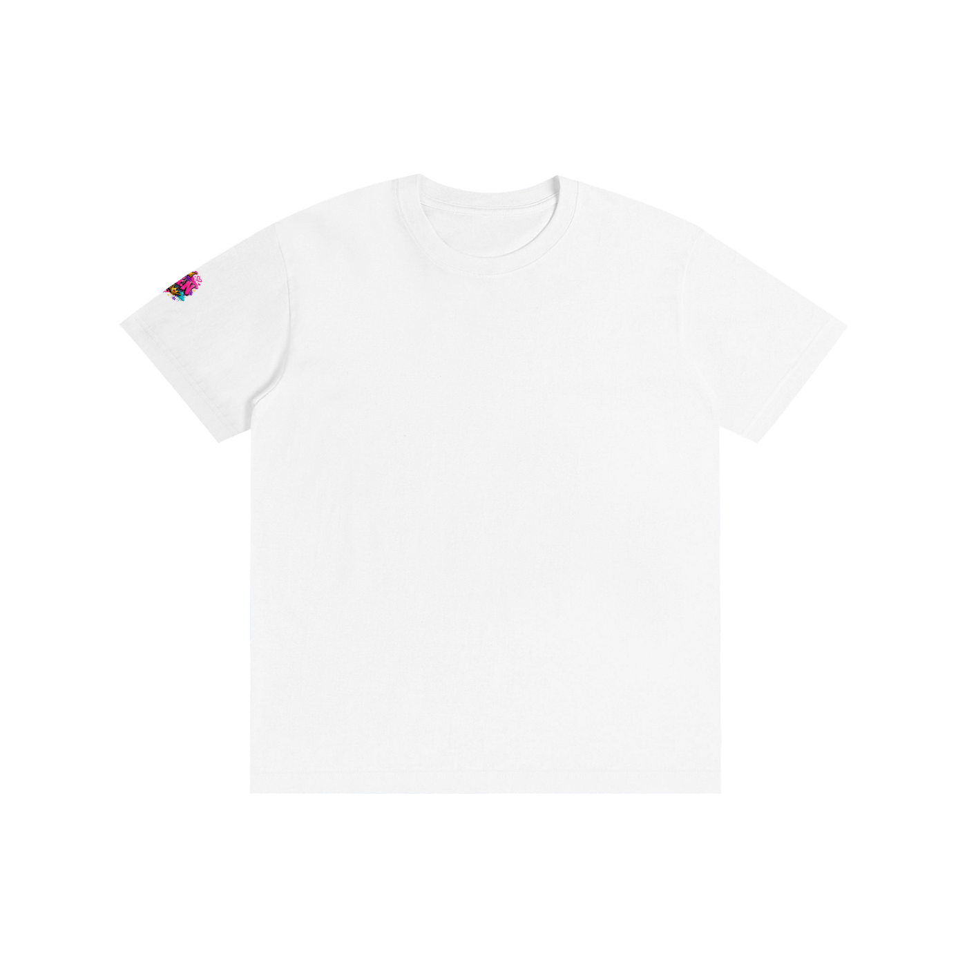 Pure Cotton Unisex T-Shirt w/Custom Graphic Design_Fluffy Thighs Matter_Back & FGN Logo _Right Sleeve