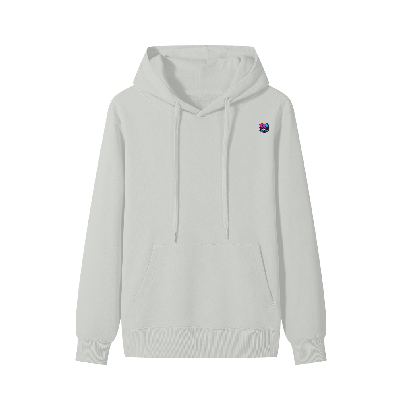 Classic Unisex Cotton Hoodie w/ Custom Graphic Design_I Like My_Back & FGN Logo_Back