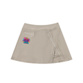 High-Waist Pocketed A-Line Skirt Fluffy Girl Nation  Logo-Front