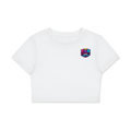 Fitted Crop Cotton T-Shirt w/ Custom FGN Logo-Front & Graphic Design Back-F.C.C