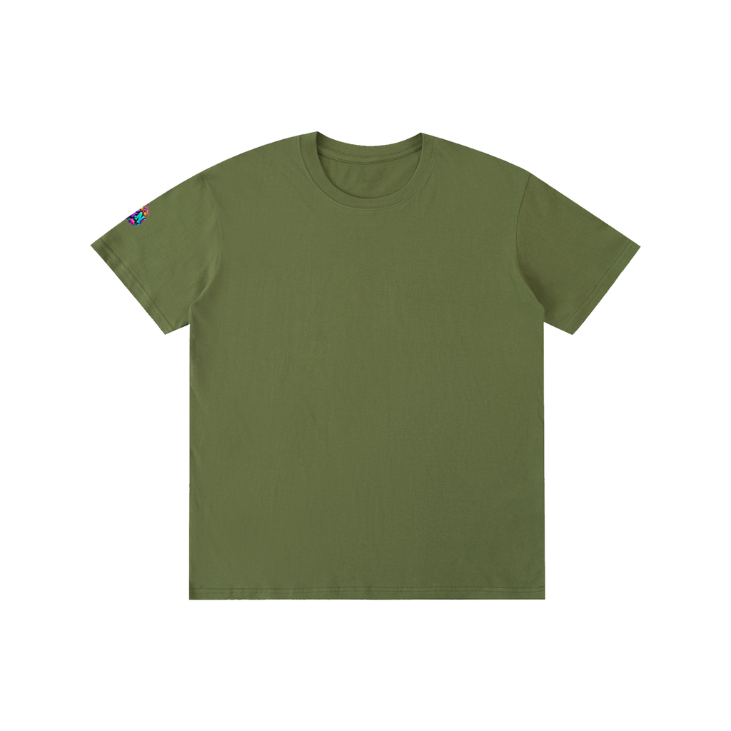 Pure Cotton Unisex T-Shirt w/ Custom Graphic Design_I'm Powered By_Back & FGN Logo_Right Sleeve