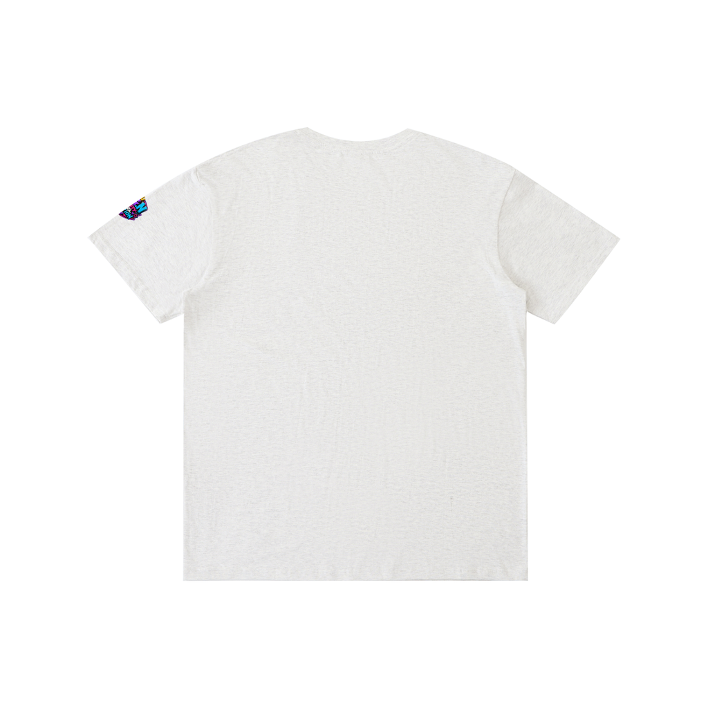 Pure Cotton Unisex T-Shirt w/ Custom Graphic Design Front-F.C.C & FGN Logo Left Sleeve