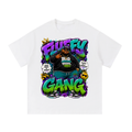 Essential Cotton T-Shirt w/ Custom Graphic Design_Fluffy Gang_Front