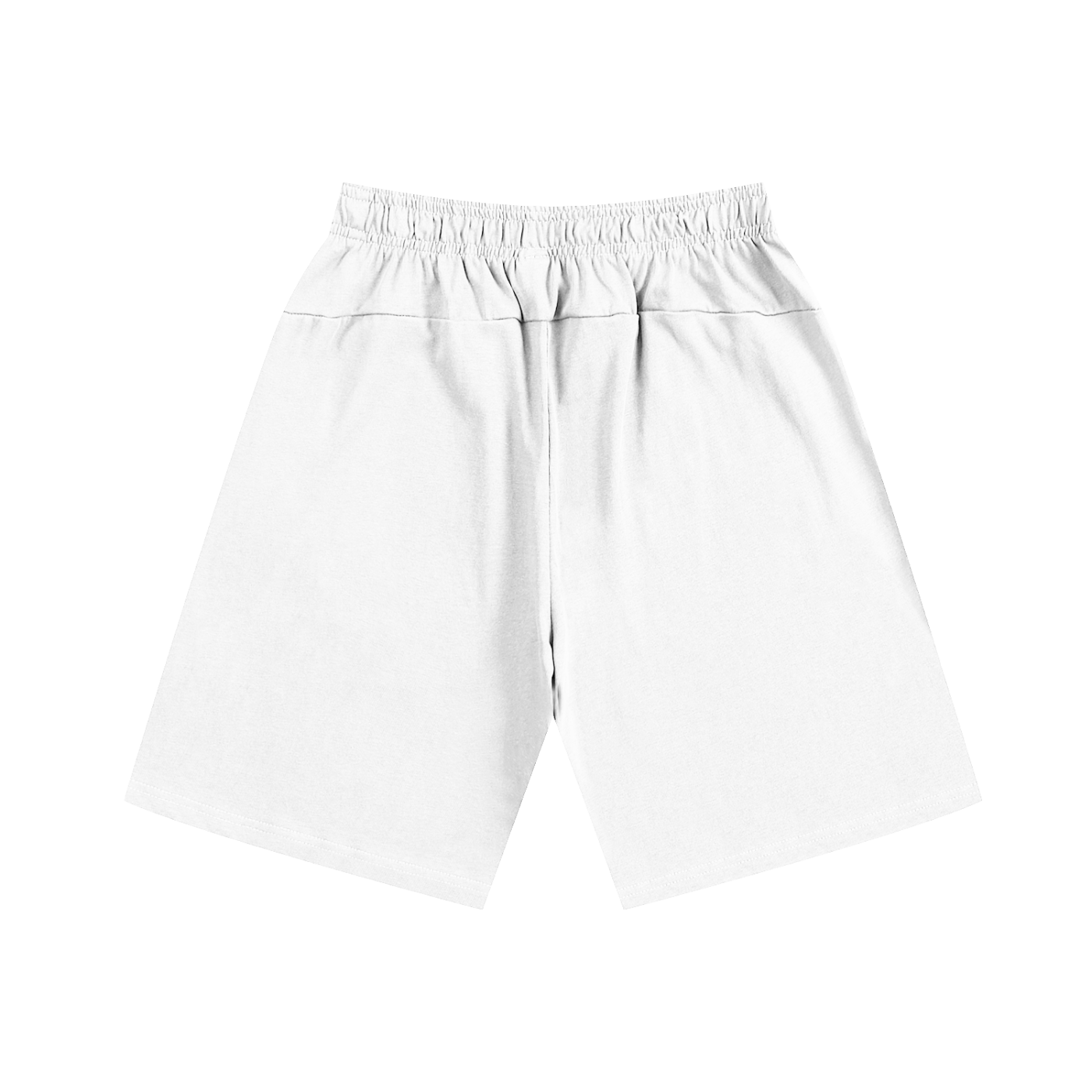Essential Heavyweight Cotton Shorts w/ Custom Graphic Design-Front Zero Fluffs Given