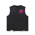 Snow Washed Raw-Hem Tank Top