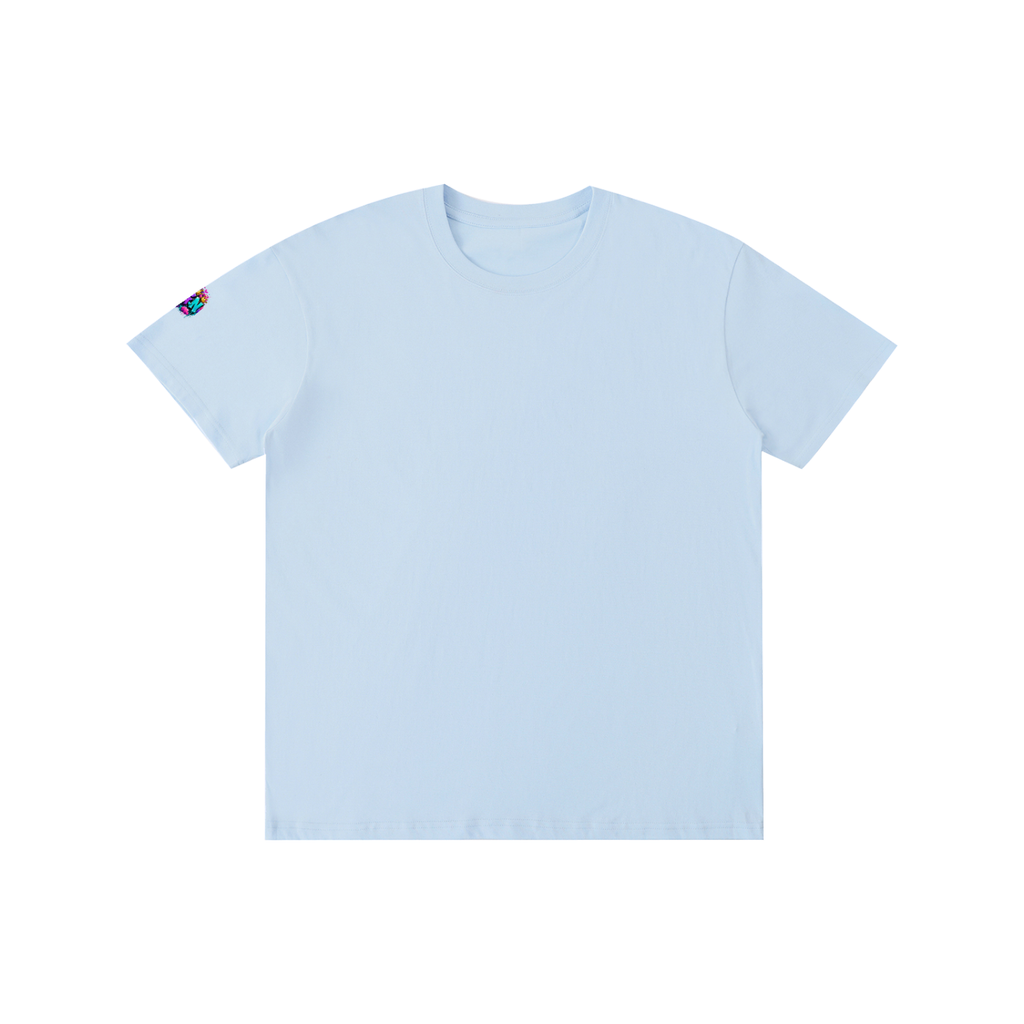 Pure Cotton Unisex T-Shirt w/ Custom Graphic Design_I'm Powered By_Back & FGN Logo_Right Sleeve