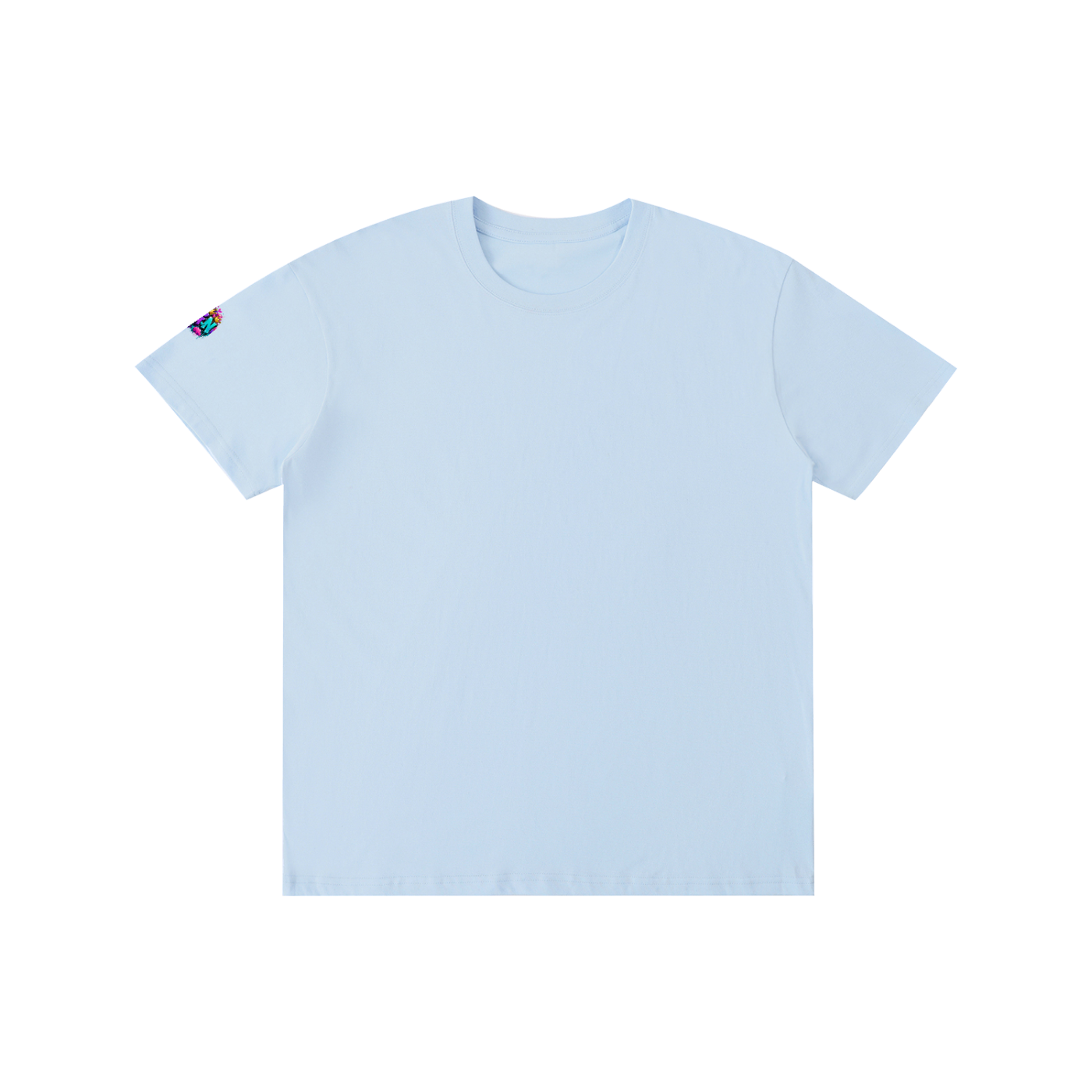 Pure Cotton Unisex T-Shirt w/ Custom Graphic Design_I'm Powered By_Back & FGN Logo_Right Sleeve