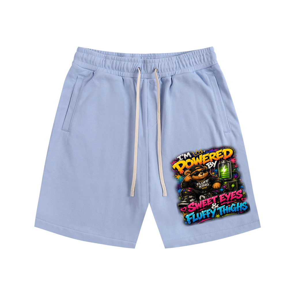 Essential Cotton Shorts I'm Powered By...Front