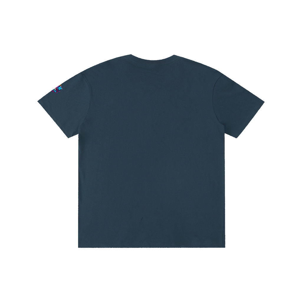 Pure Cotton Unisex T-Shirt w/ Custom Graphic Design_F.C.C_Front & FGN Logo_Left Sleeve