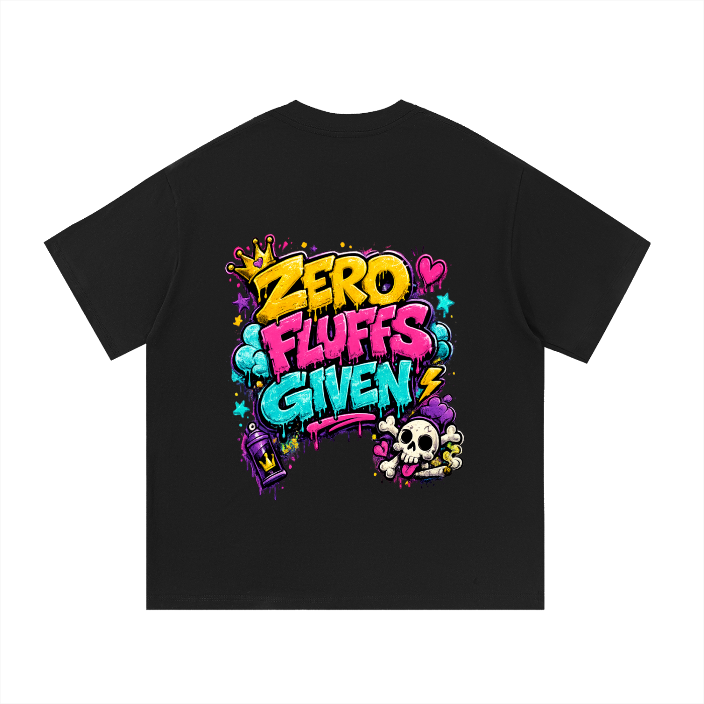 Essential Cotton T-Shirt Zero Fluffs Given-Back