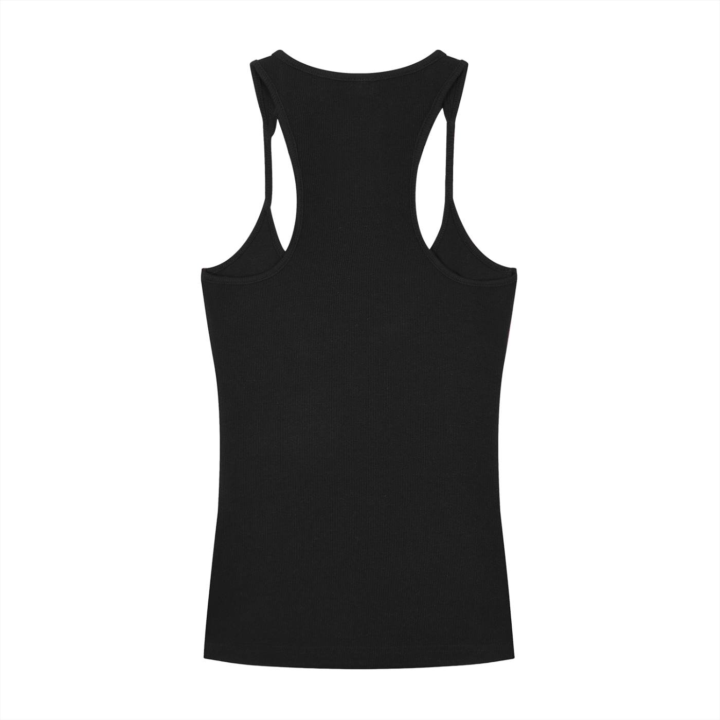 Slim Fit Ribbed Racerback Tank Top w/Custom FGN Logo on Front