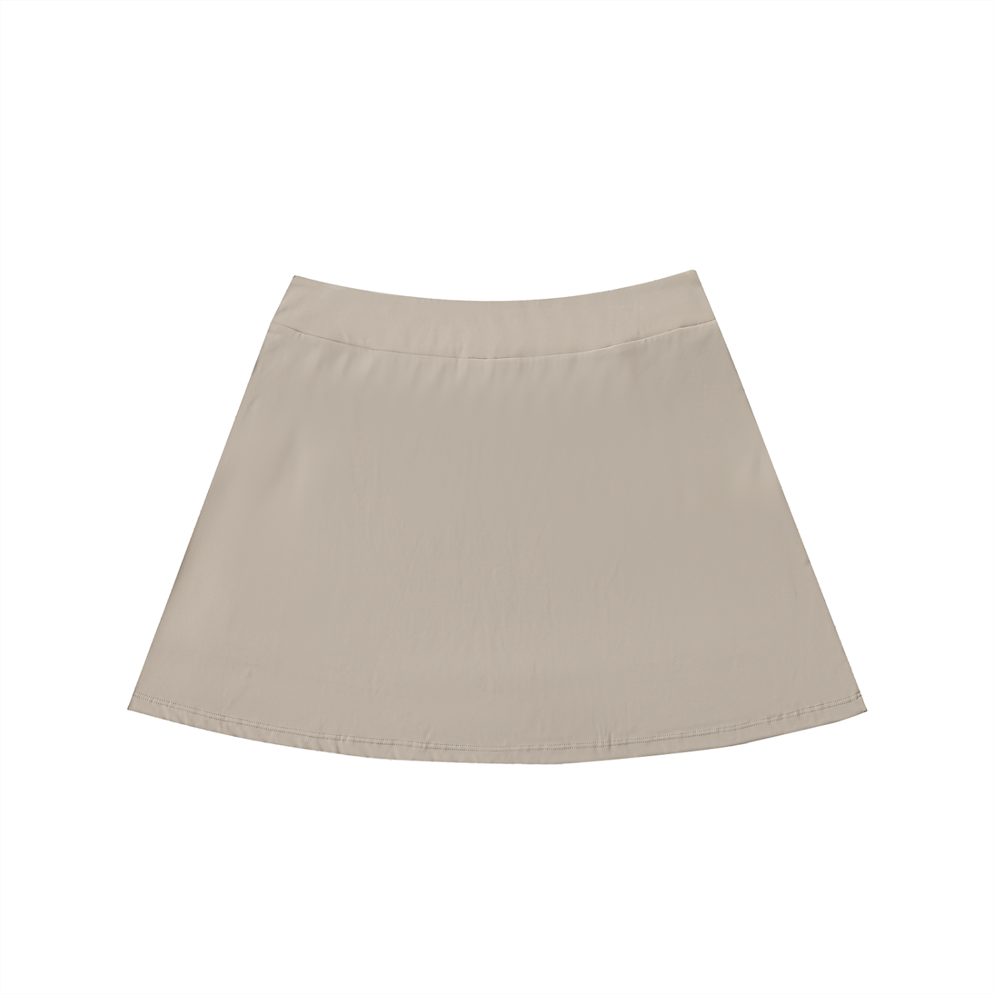 High-Waist Pocketed A-Line Skirt Zero Fluffs Given-Front