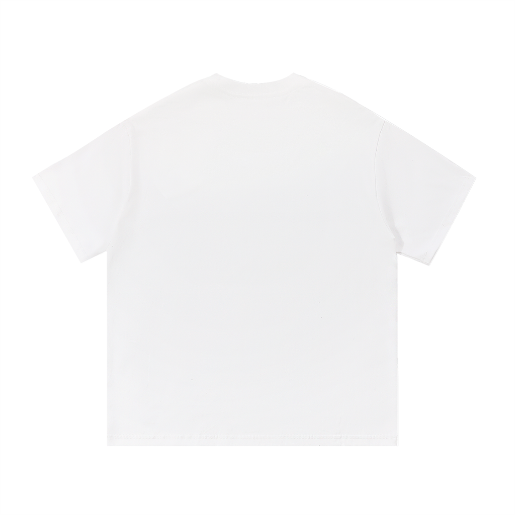 Essential Cotton T-Shirt w/ Custom Graphic Design_Fluffy Gang_Front