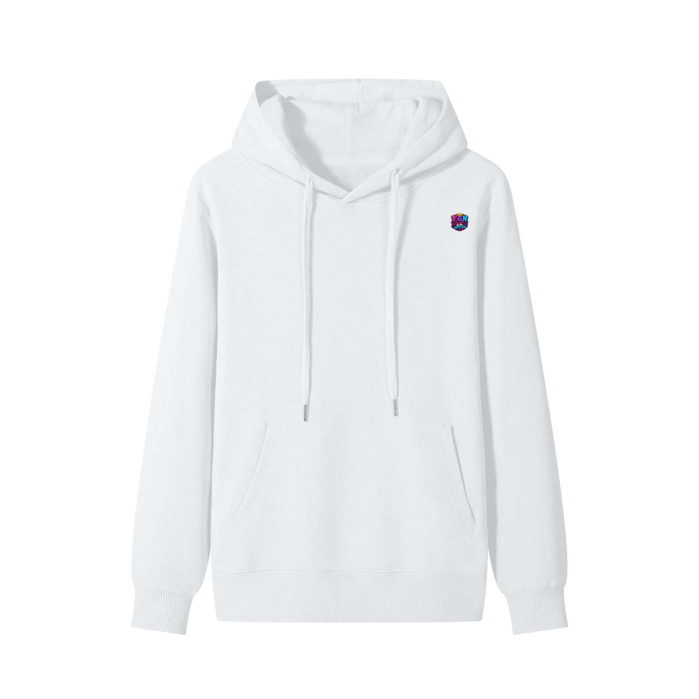 Classic Unisex Cotton Hoodie w/ Custom Graphic Design_I Like My_Back & FGN Logo_Back