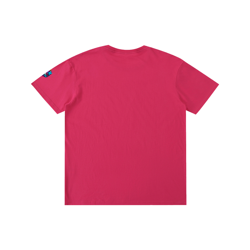 Pure Cotton Unisex T-Shirt w/ Custom Graphic Design _ Repect My Fluffy_Front & FGN Logo_Left Sleeve