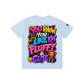 Pure Cotton Unisex T-Shirt w/ Custom Graphic Design_You Know You Like Em'_Back & FGN Logo _Right Sleeve