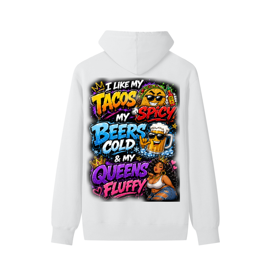 Classic Unisex Cotton Hoodie w/ Custom Graphic Design_I Like My_Back & FGN Logo_Back