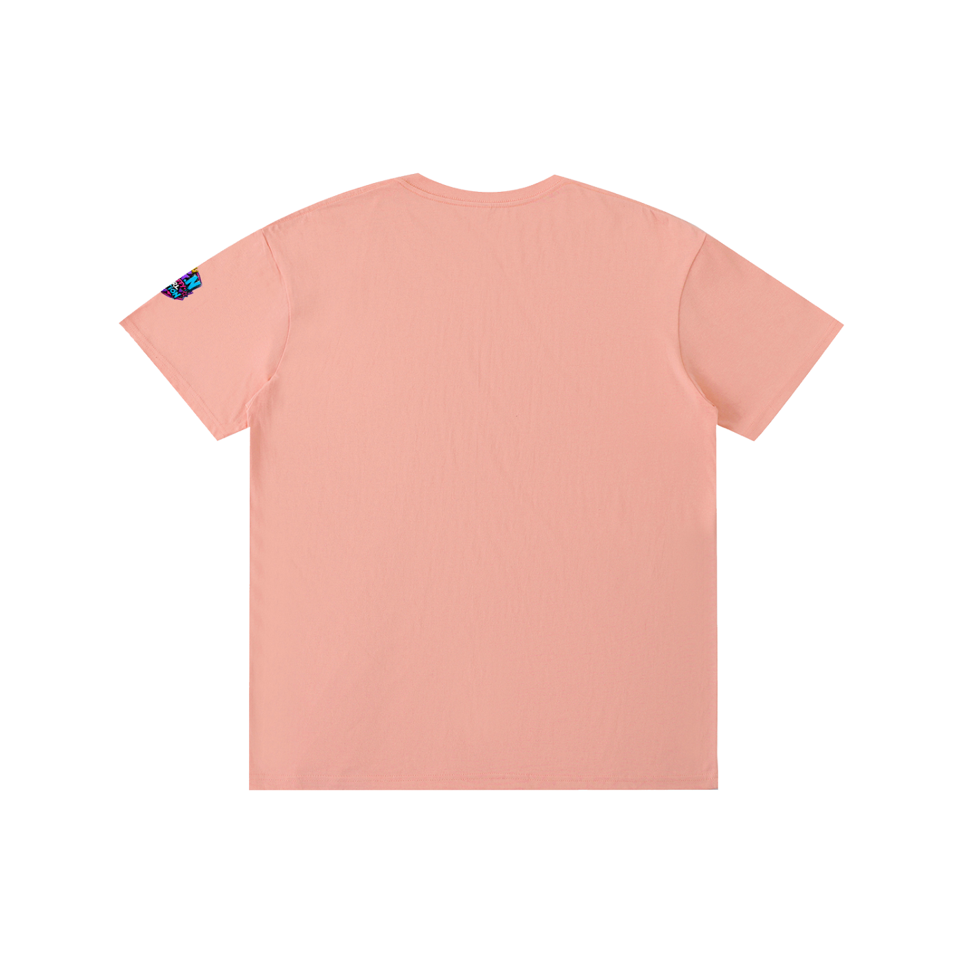 Pure Cotton Unisex T-Shirt w/Custom FGN Logo-Left Sleeve & Graphic Design Front-Fluff Em'