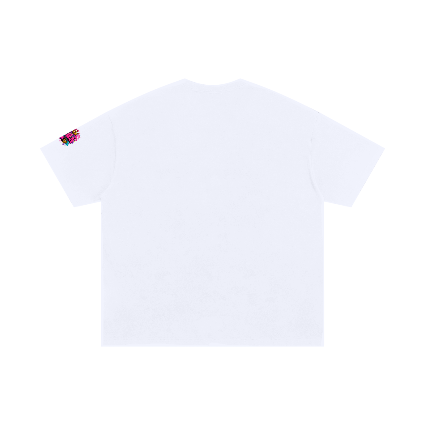 Unisex Oversized Cotton T-Shirt w/ Custom Graphic Design Front-I Love My Women & FGN Logo Left Sleeve