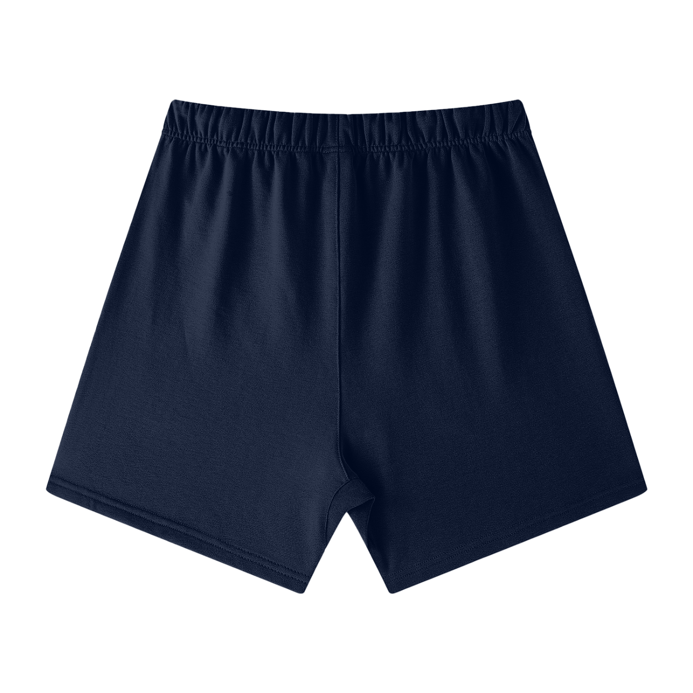 Unisex Earth Tone Loose Fit Cotton Shorts w/ Custom Graphic Design_Fluffy Thighs Matter_Front