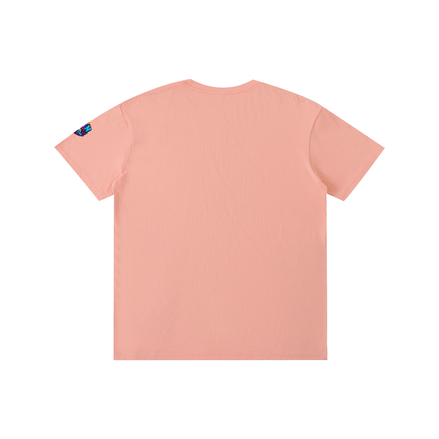 Pure Cotton Unisex T-Shirt w/ Custom Graphic Design Front-F.C.C & FGN Logo Left Sleeve