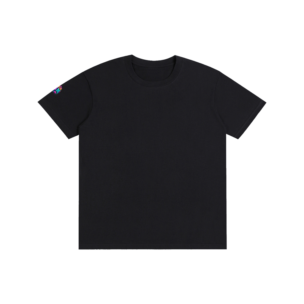 Pure Cotton Unisex T-Shirt w/ Custom Graphic Design_I'm Powered By_Back & FGN Logo_Right Sleeve