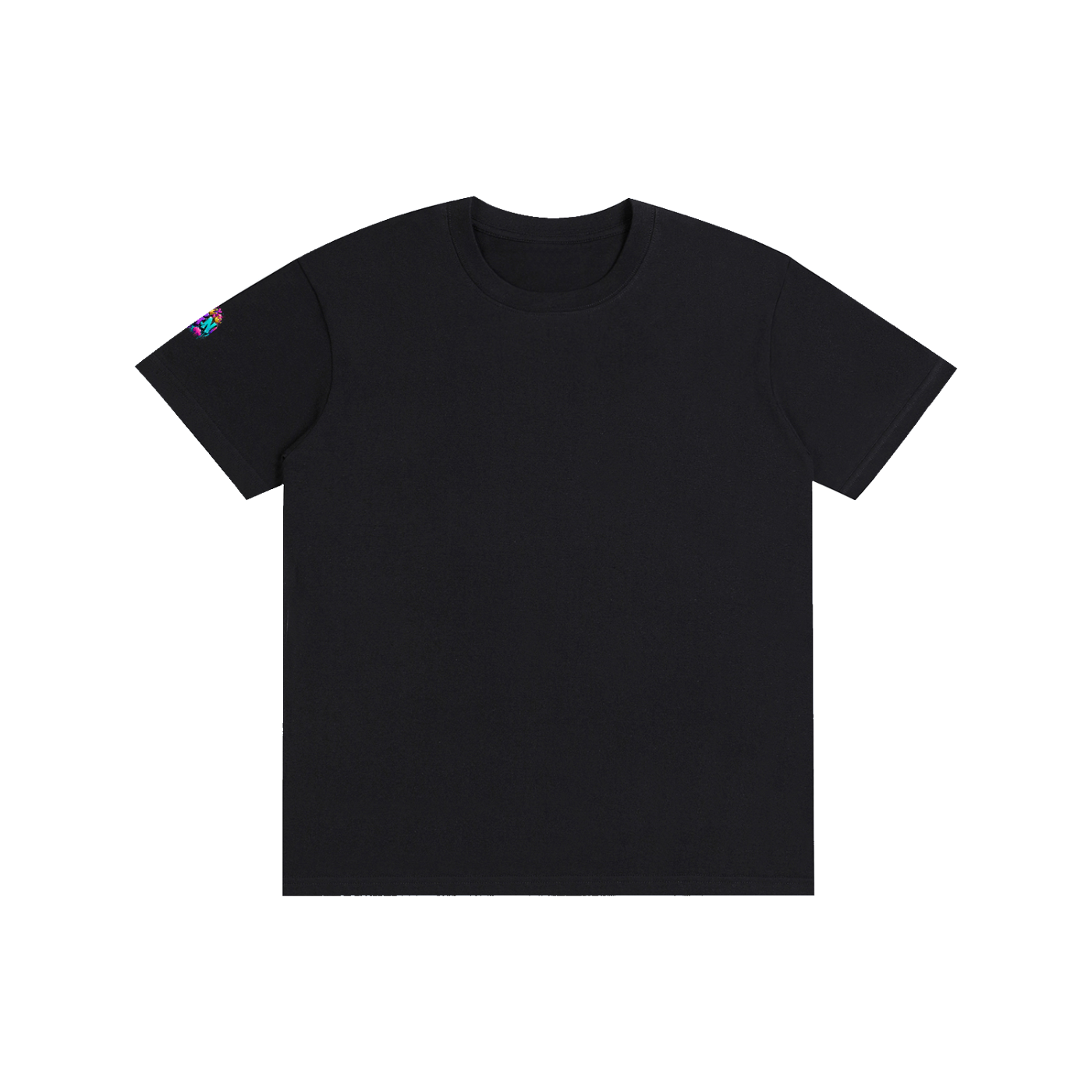 Pure Cotton Unisex T-Shirt w/ Custom Graphic Design_I'm Powered By_Back & FGN Logo_Right Sleeve