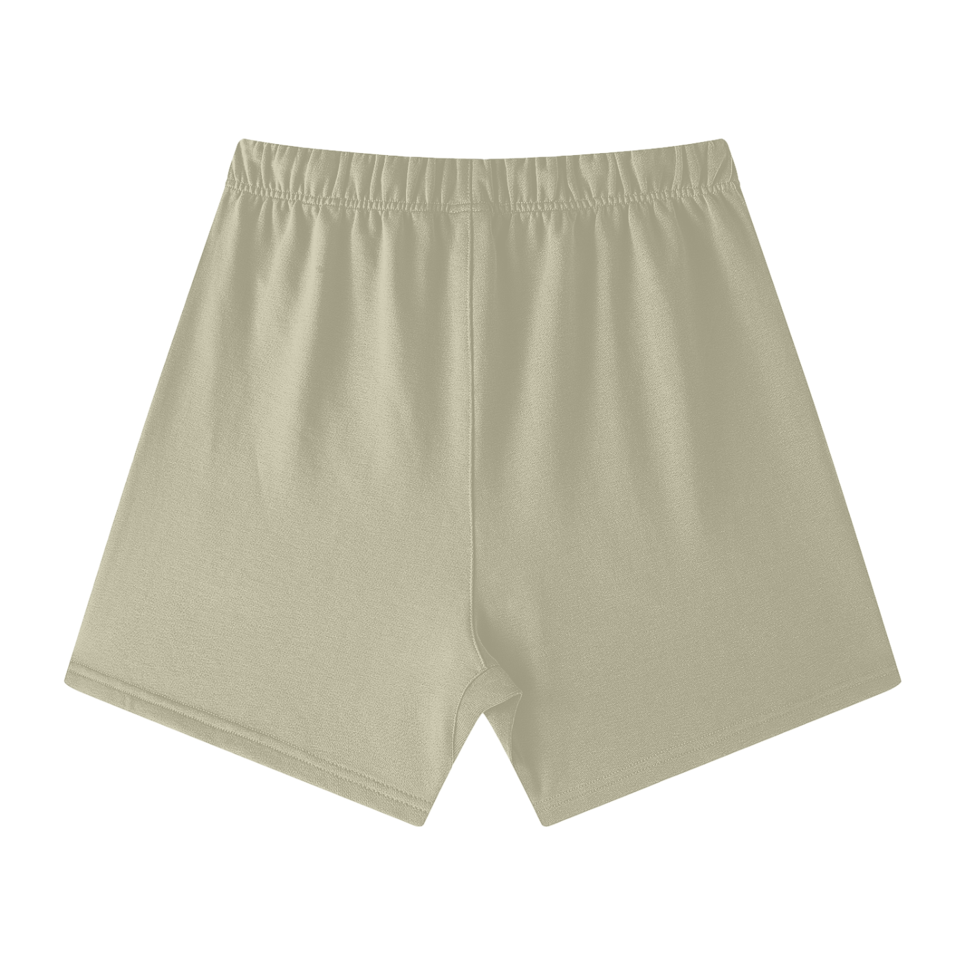 Unisex Earth Tone Loose Fit Cotton Shorts w/ Custom Graphic Design_Fluffy Thighs Matter_Front