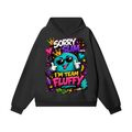 Heavyweight Hidden Pocket Fleece Hoodie w/ Custom Graphic Design_Sorry Slim_Front & FGN Logo_Back