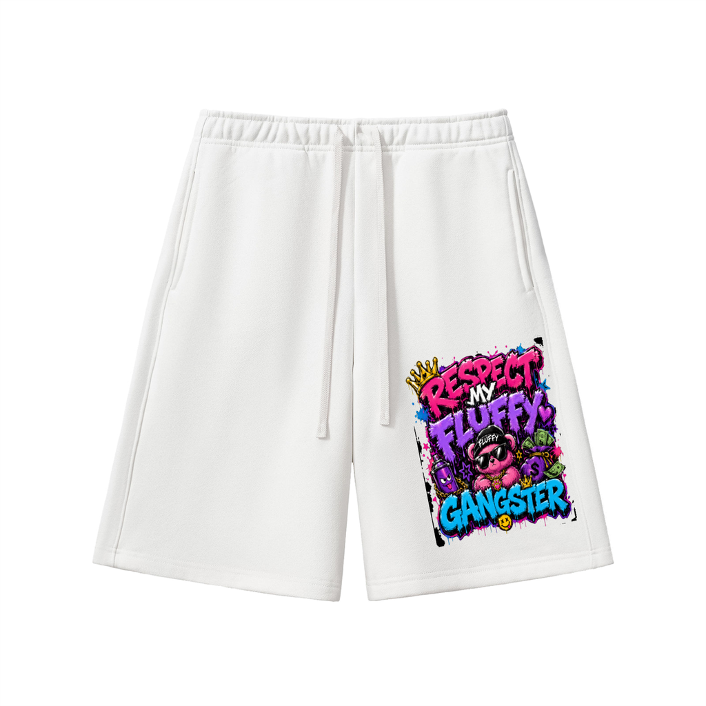 Essential Heavyweight Fleece Shorts w/ Custom Graphic Design Repect My-Front
