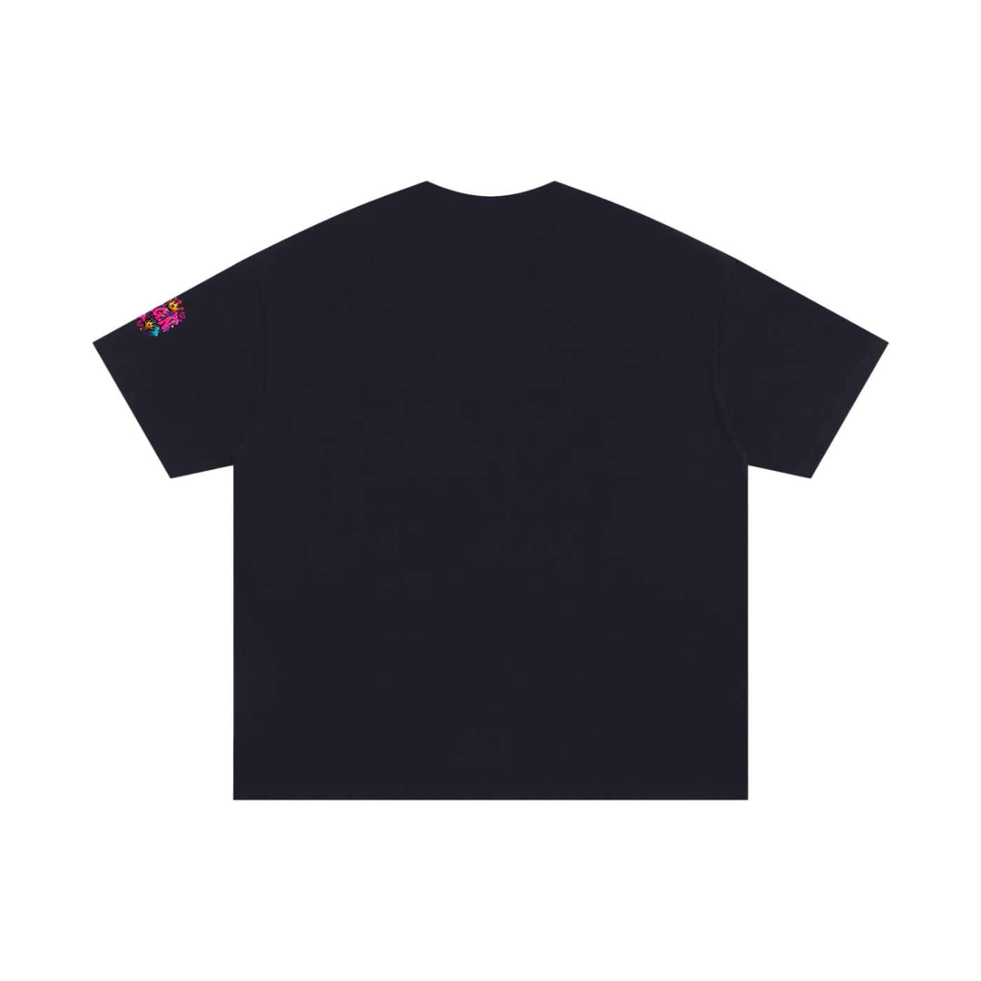 Unisex Oversized Cotton T-Shirt w/ Custom Graphic Design Front-I Love My Women & FGN Logo Left Sleeve