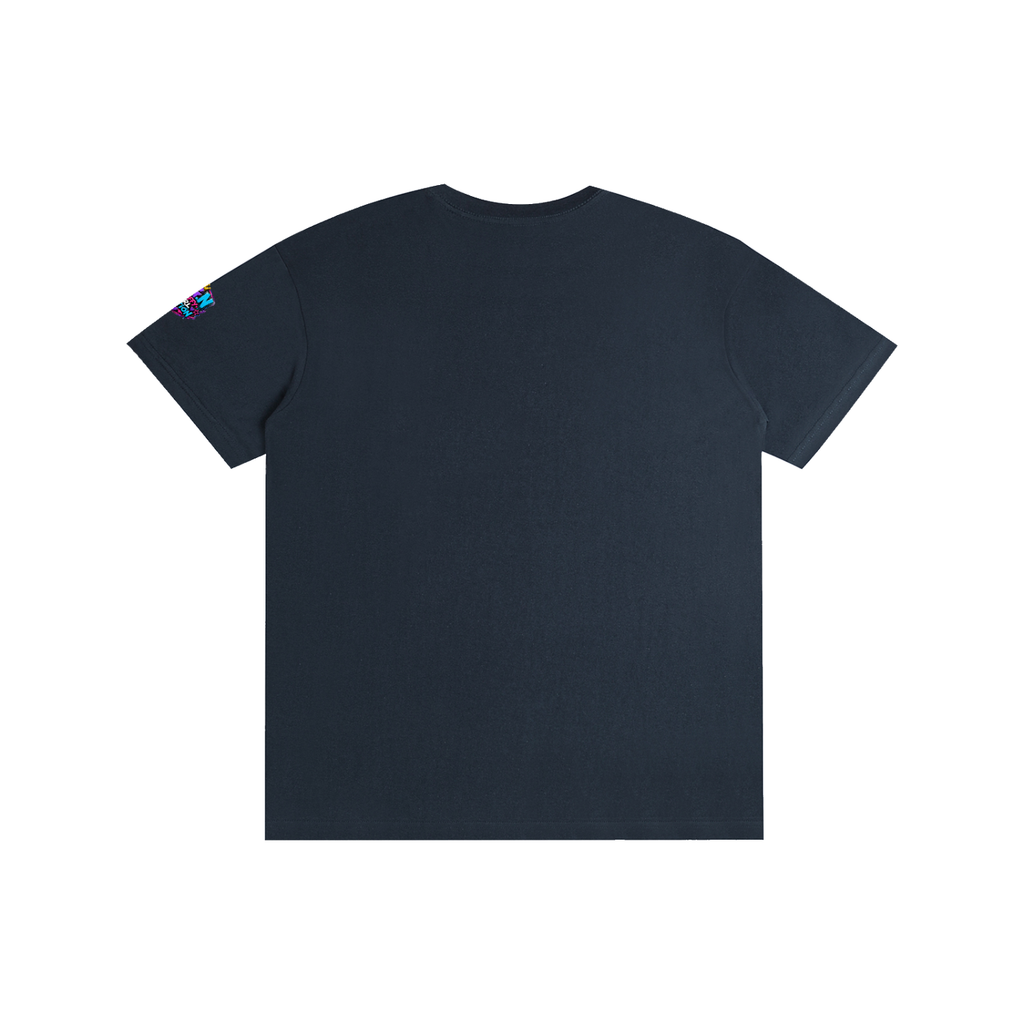 Pure Cotton Unisex T-Shirt w/Custom FGN Logo-Left Sleeve & Graphic Design Front-Fluff Em'