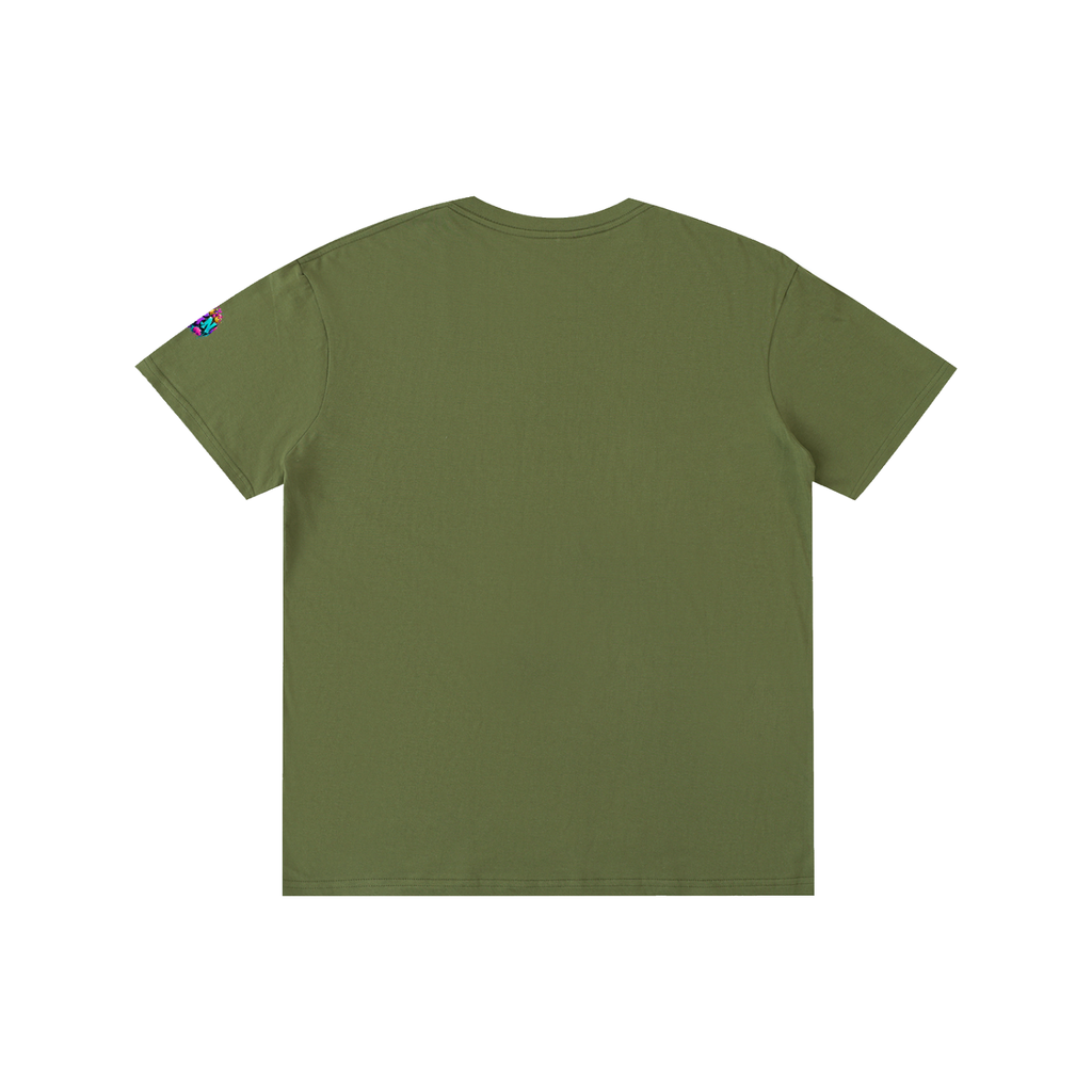 Pure Cotton Unisex T-Shirt w/ Custom Graphic Design_Ain't No Love_Front & FGN Logo_Left Sleeve