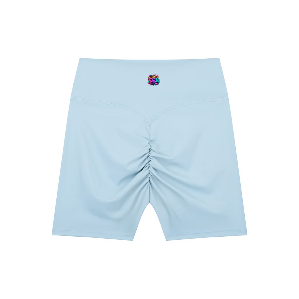 High-Waisted Blend Biker Shorts Fluffy Energy Onl-Front