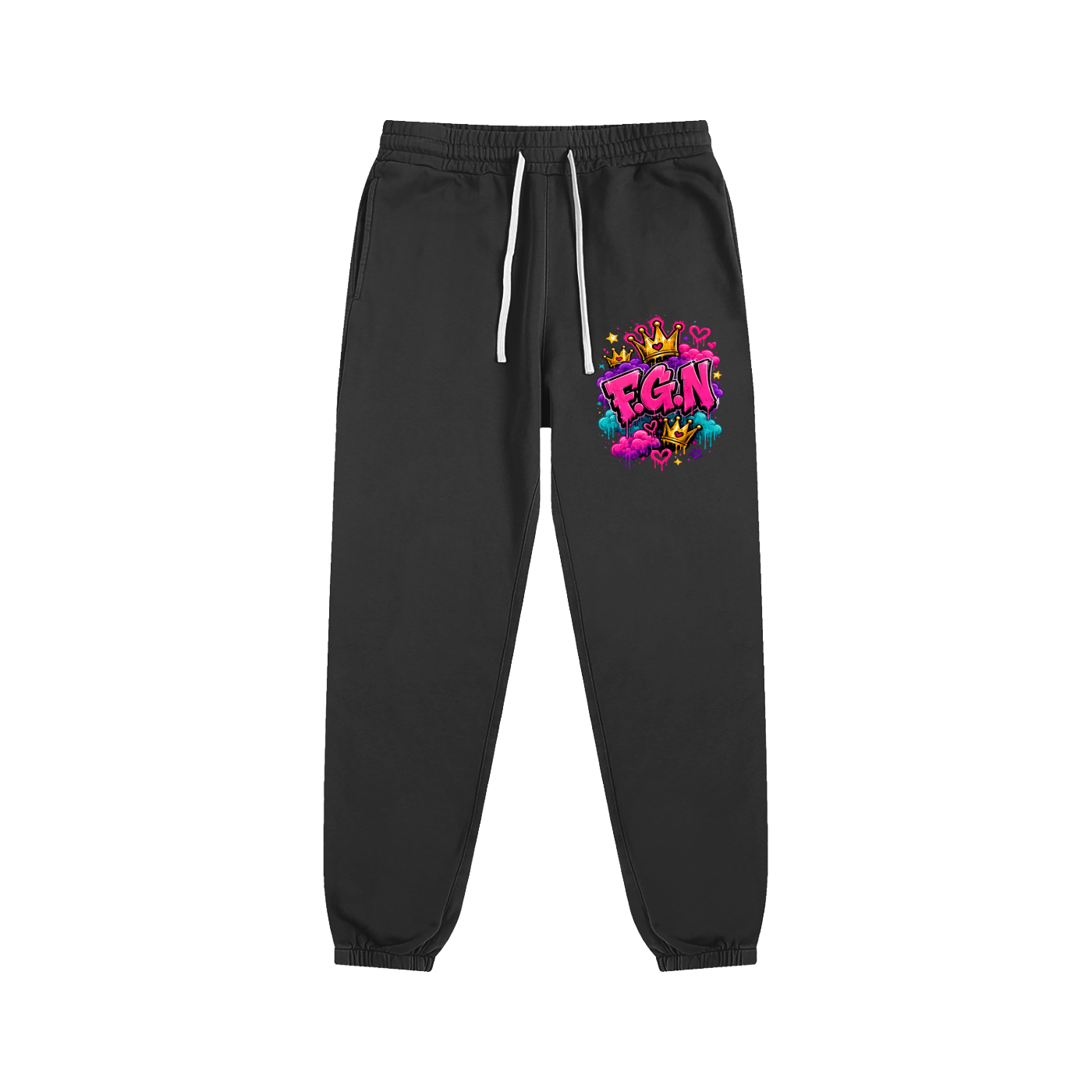 Essential Sweatpants w/ Custom FGN Logo Front