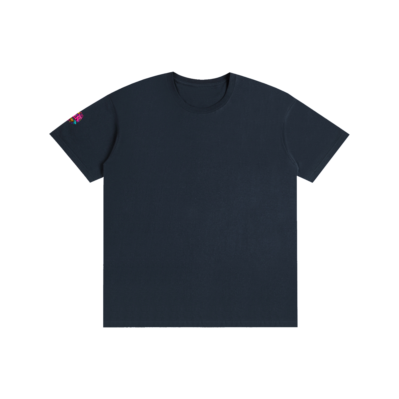 Pure Cotton Unisex T-Shirt w/Custom Graphic Design_Fluffy Thighs Matter_Back & FGN Logo _Right Sleeve