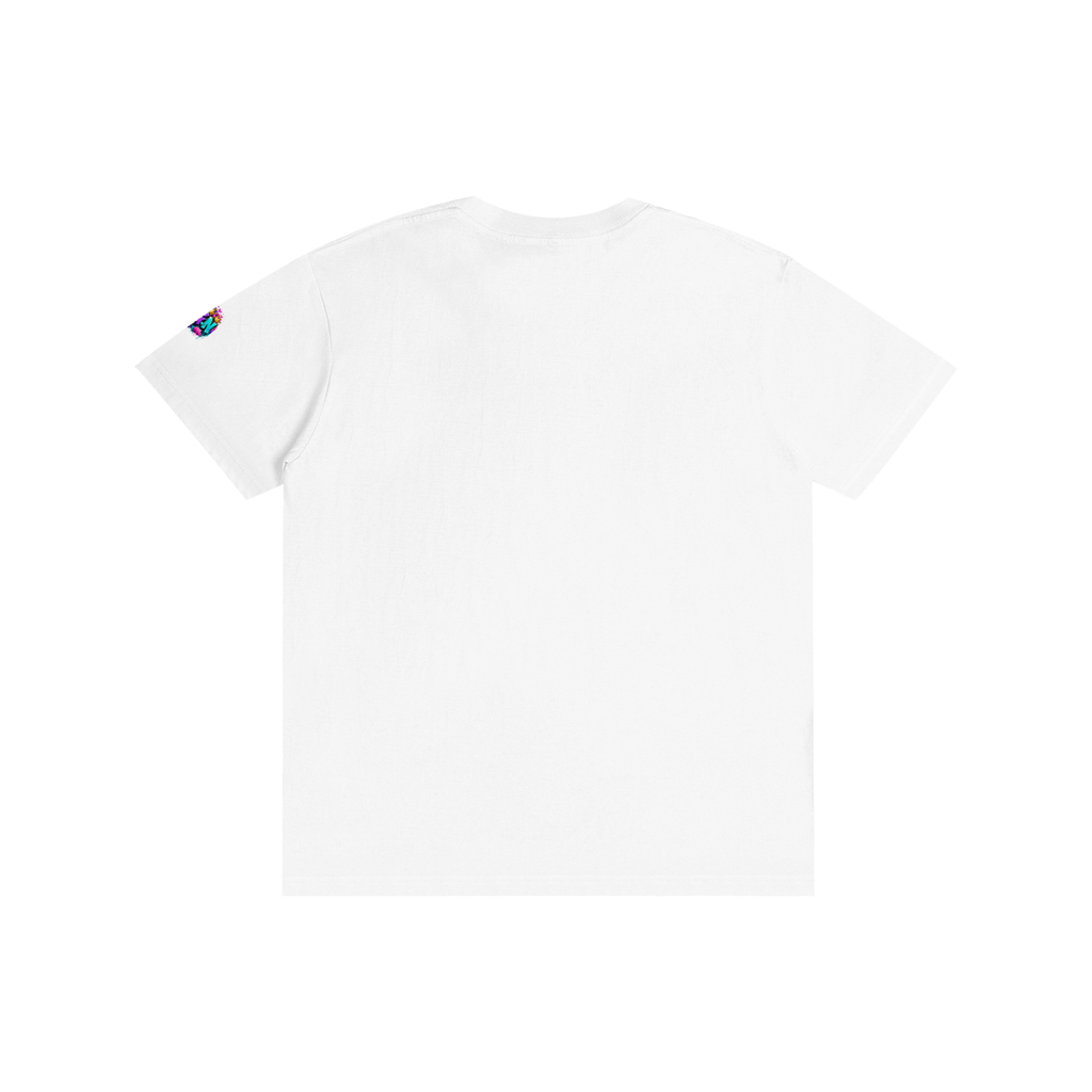 Pure Cotton Unisex T-Shirt w/ Custom Graphic Design_Ain't No Love_Front & FGN Logo_Left Sleeve