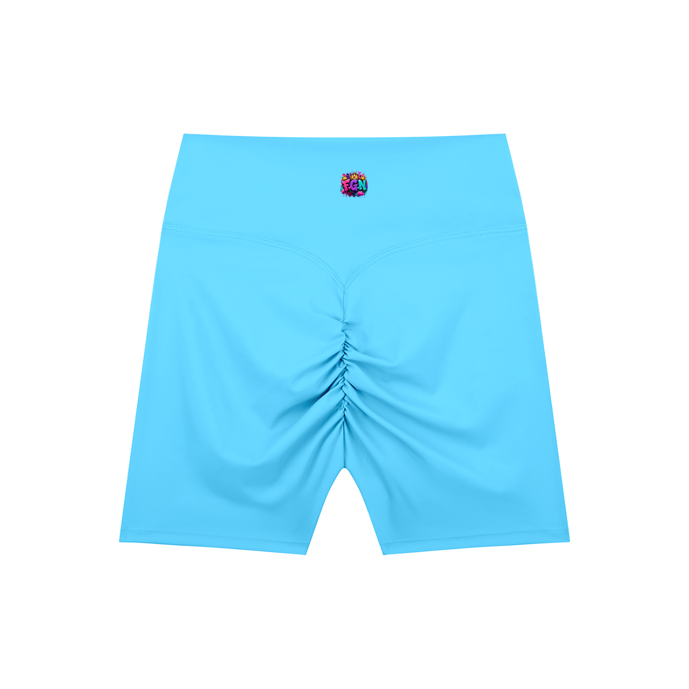 High-Waisted Blend Biker Shorts Fluffy Energy Onl-Front