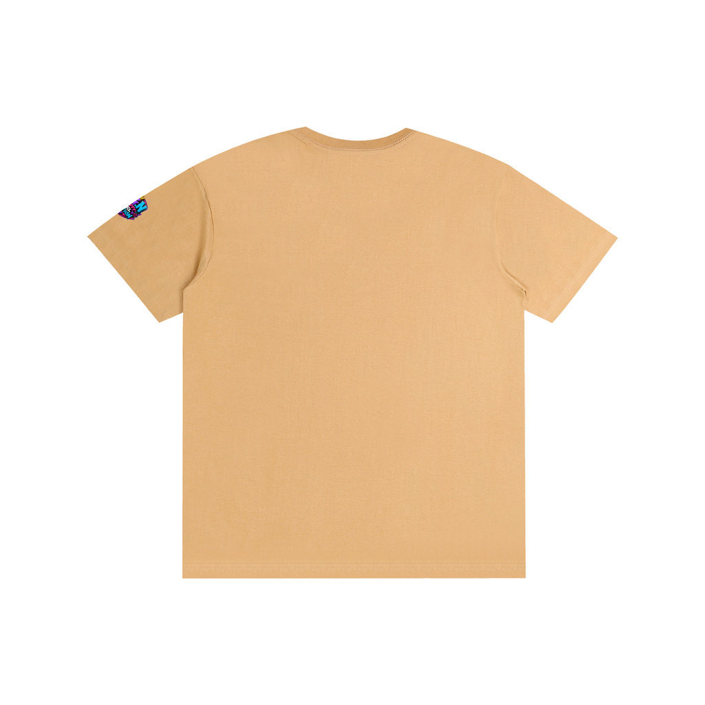 Pure Cotton Unisex T-Shirt w/Custom FGN Logo-Left Sleeve & Graphic Design Front-Fluff Em'