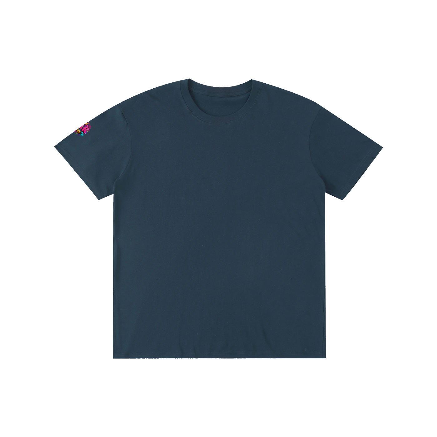 Pure Cotton Unisex T-Shirt w/Custom Graphic Design_Fluffy Thighs Matter_Back & FGN Logo _Right Sleeve