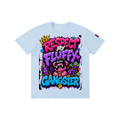 Pure Cotton Unisex T-Shirt w/ Custom Graphic Design _ Repect My Fluffy_Front & FGN Logo_Left Sleeve