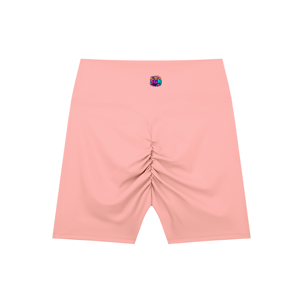 High-Waisted Blend Biker Shorts Fluffy Energy Onl-Front