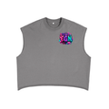 French Terry Boxy Tank Top w/Custom FGN Logo Front & Only Real Men...Graphic Design Back