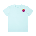 Unisex Classic Crew Neck Cotton T-Shirt w/ Custom FGN Logo Front & Zero Fluffs Given Graphic Design Back